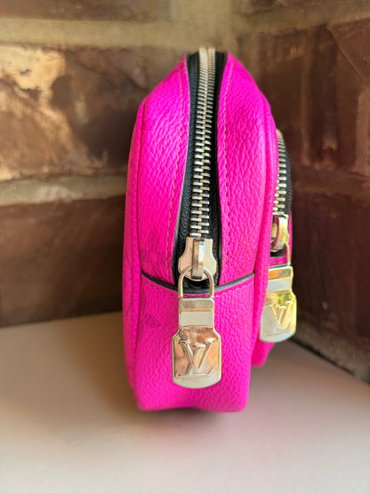 Louis Vuitton Outdoor Pouch Monogram Taigarama Pink 57355