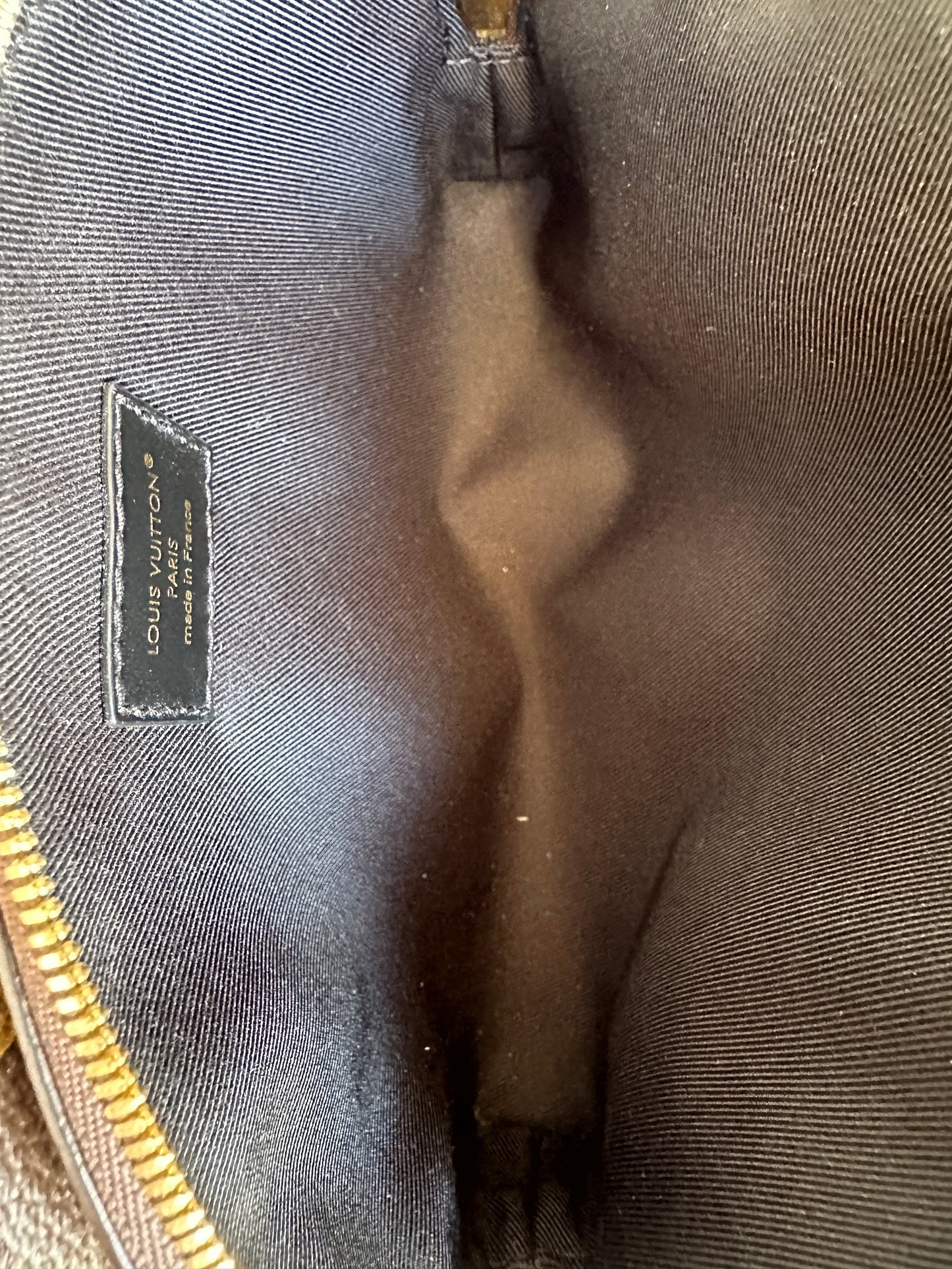 Louis Vuitton Be Alma Chain Handbag Monogram Canvas Brown 82034