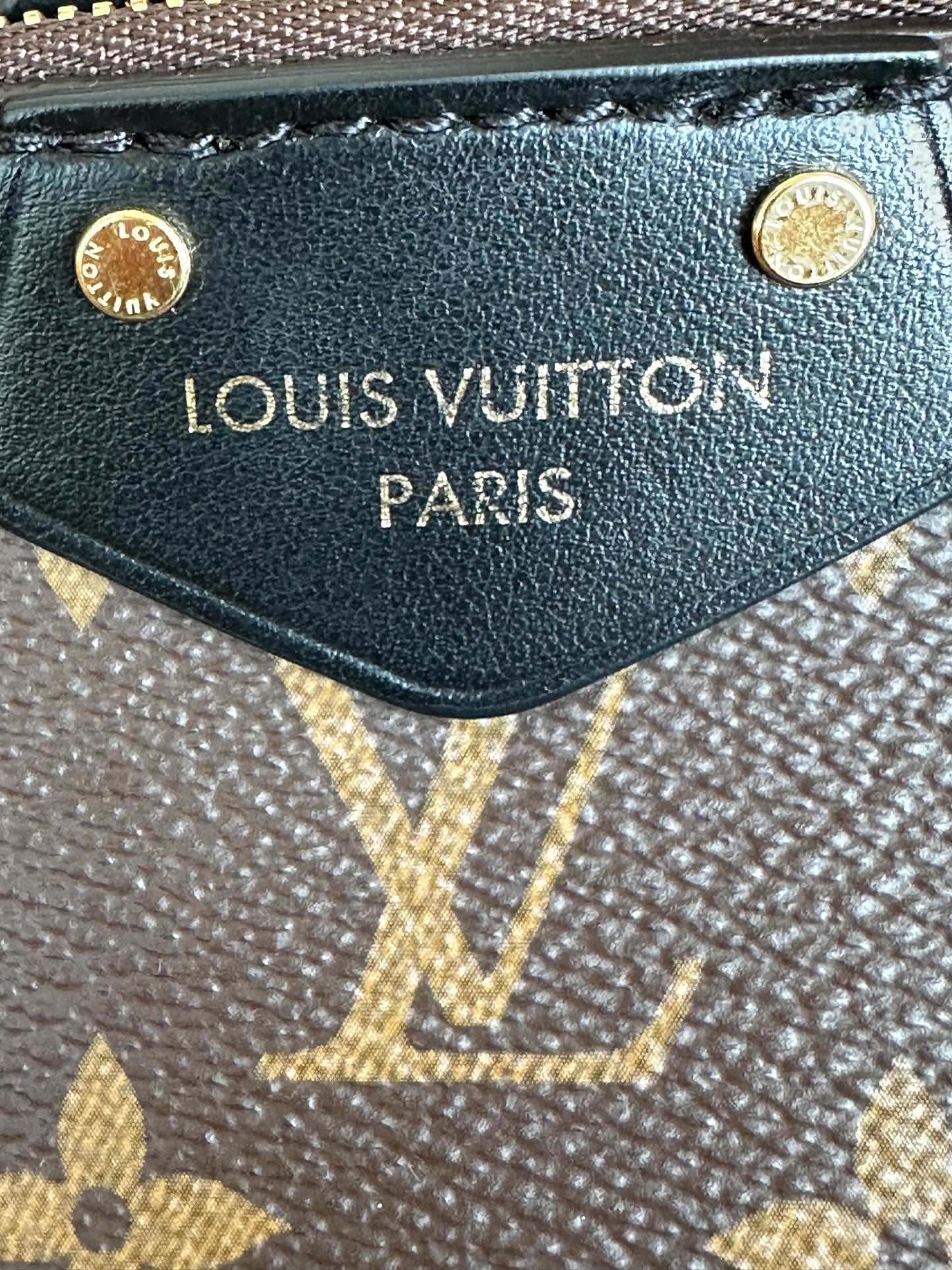 Louis Vuitton Be Alma Chain Handbag Monogram Canvas Brown 82034