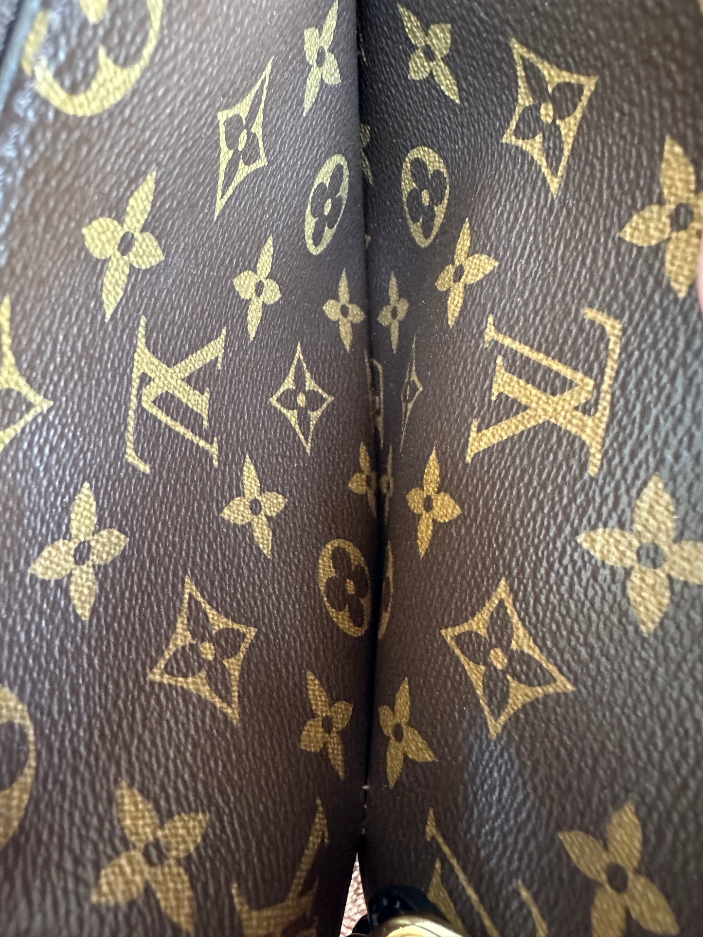 Louis Vuitton Be Alma Chain Handbag Monogram Canvas Brown 82034