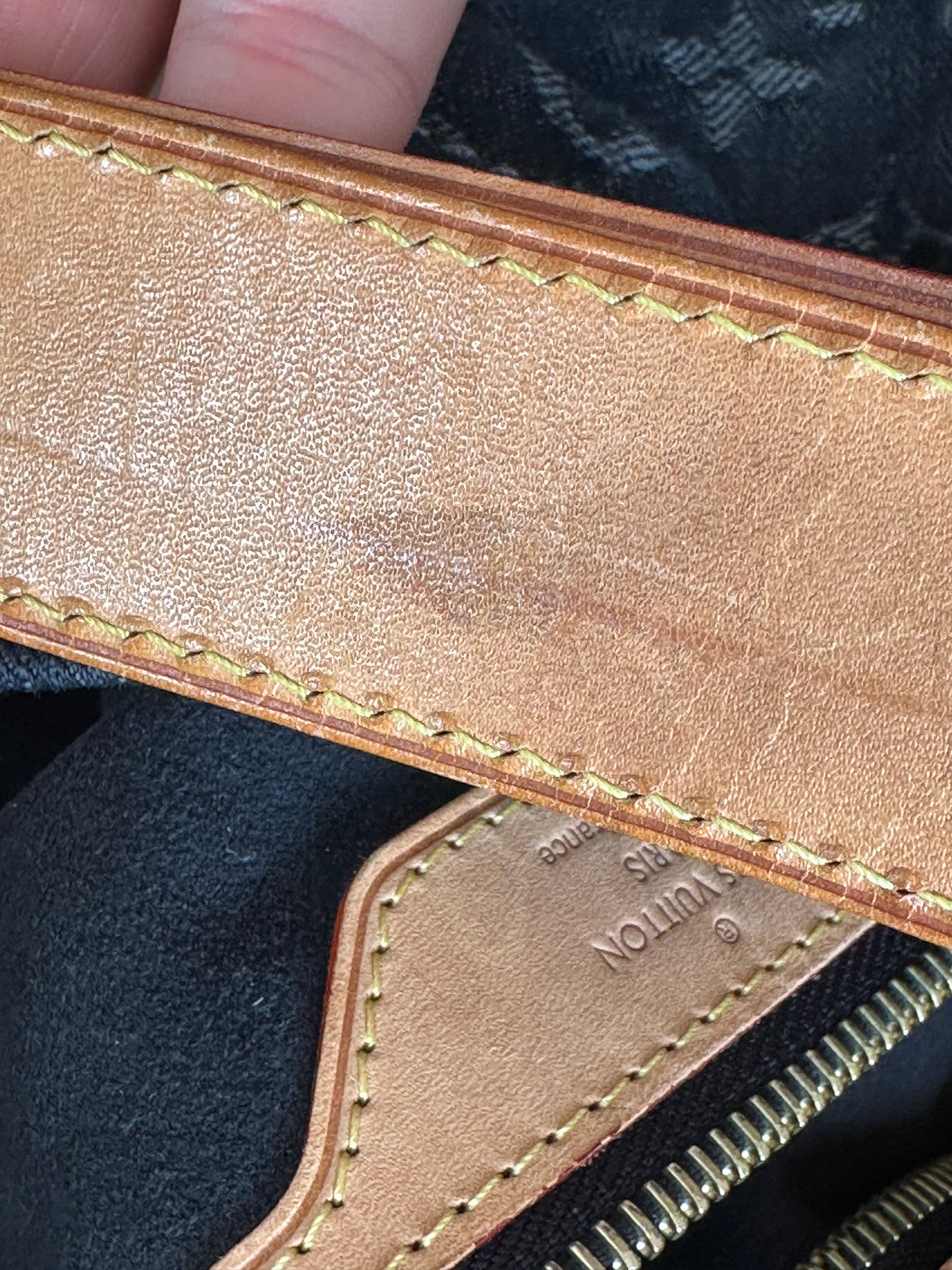 Louis Vuitton Daily Handbag Denim PM Black 20304