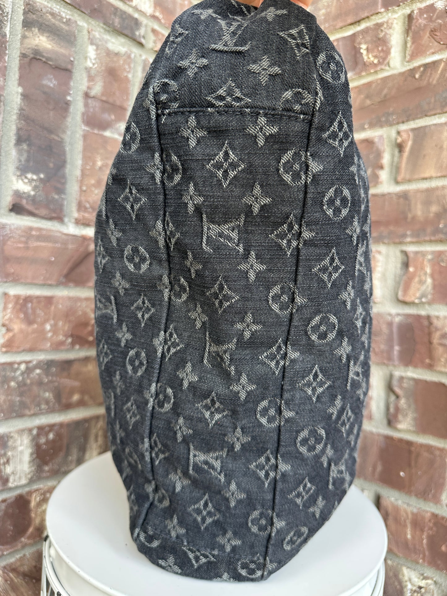 Louis Vuitton Daily Handbag Denim PM Black 20304