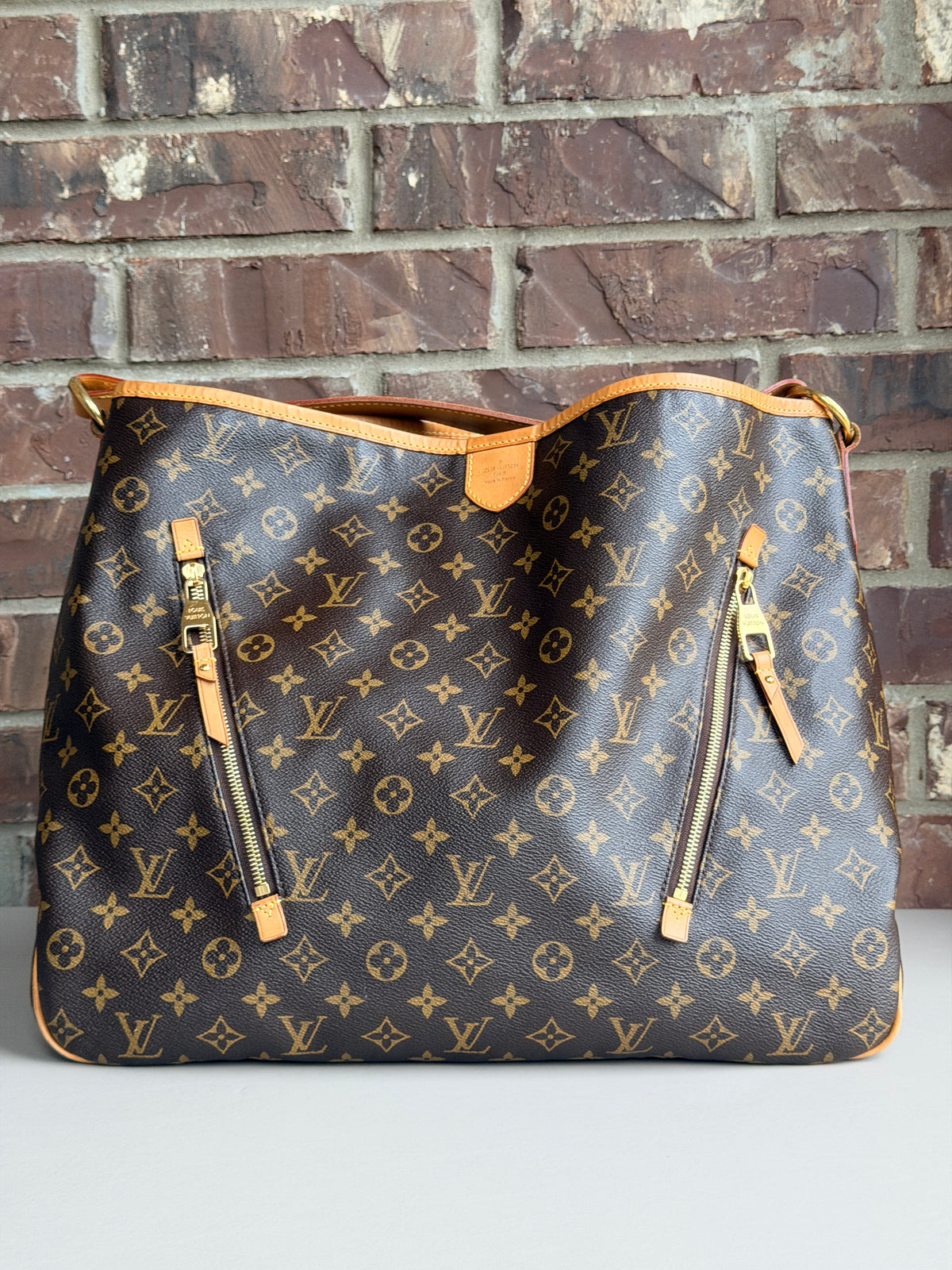 Louis Vuitton Delightful Handbag Monogram Canvas GM Brown 63934