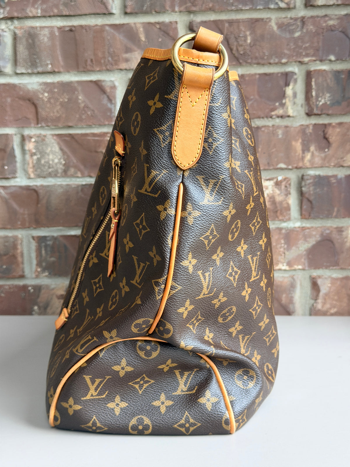 Louis Vuitton Delightful Handbag Monogram Canvas GM Brown 63934