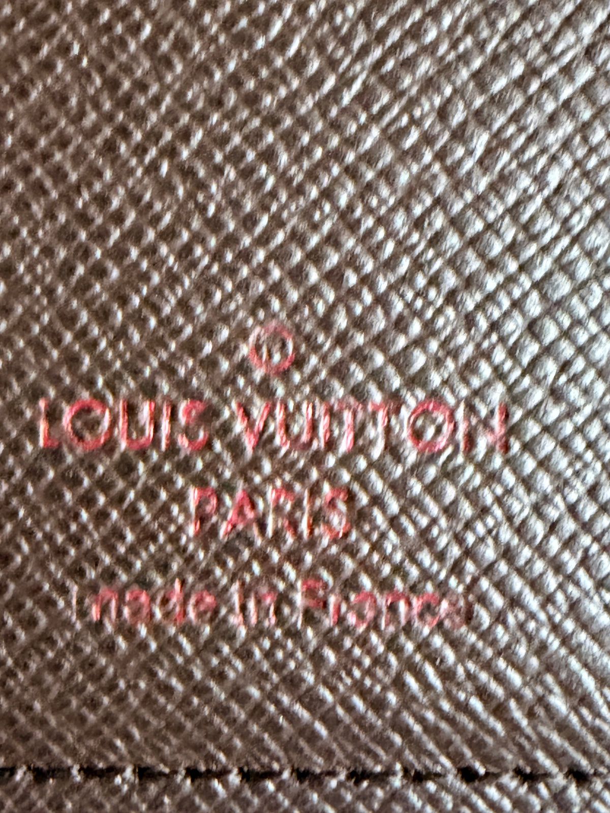 Louis Vuitton Ring Agenda Cover Damier Ebene MM 74795