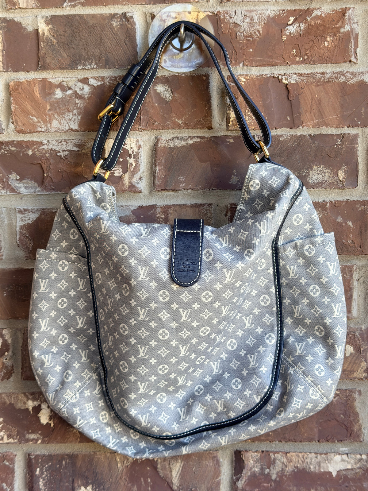 Louis Vuitton Romance Handbag Monogram Idylle Blue	34521