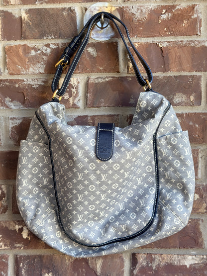 Louis Vuitton Romance Handbag Monogram Idylle Blue	34521
