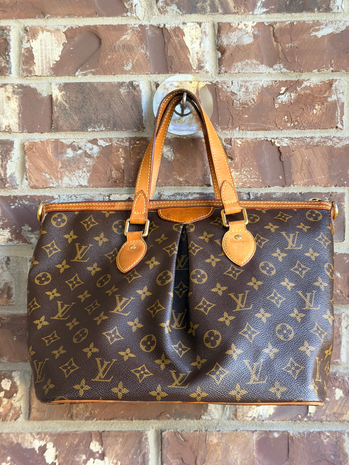 Louis Vuitton Palermo Handbag Monogram Canvas PM	54756
