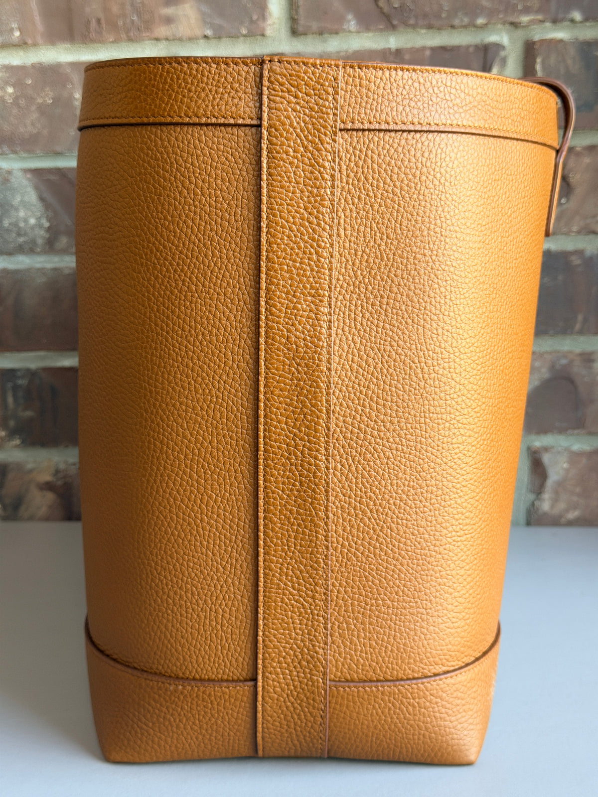 Burberry London Tote Leather Medium Brown 43657