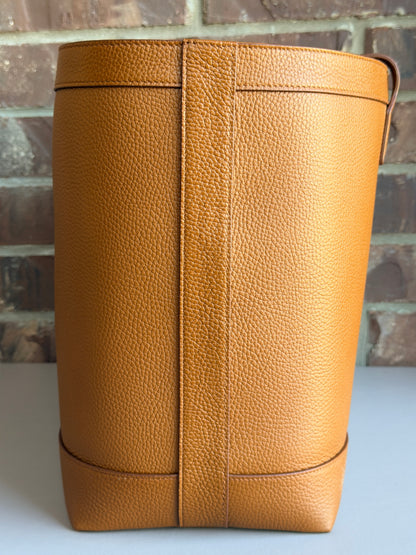 Burberry London Tote Leather Medium Brown 43657