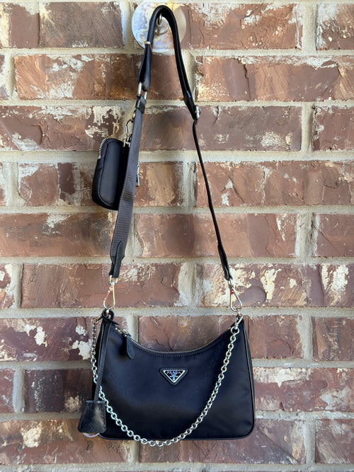 Prada Re-Edition 2005 Crossbody Black 45626