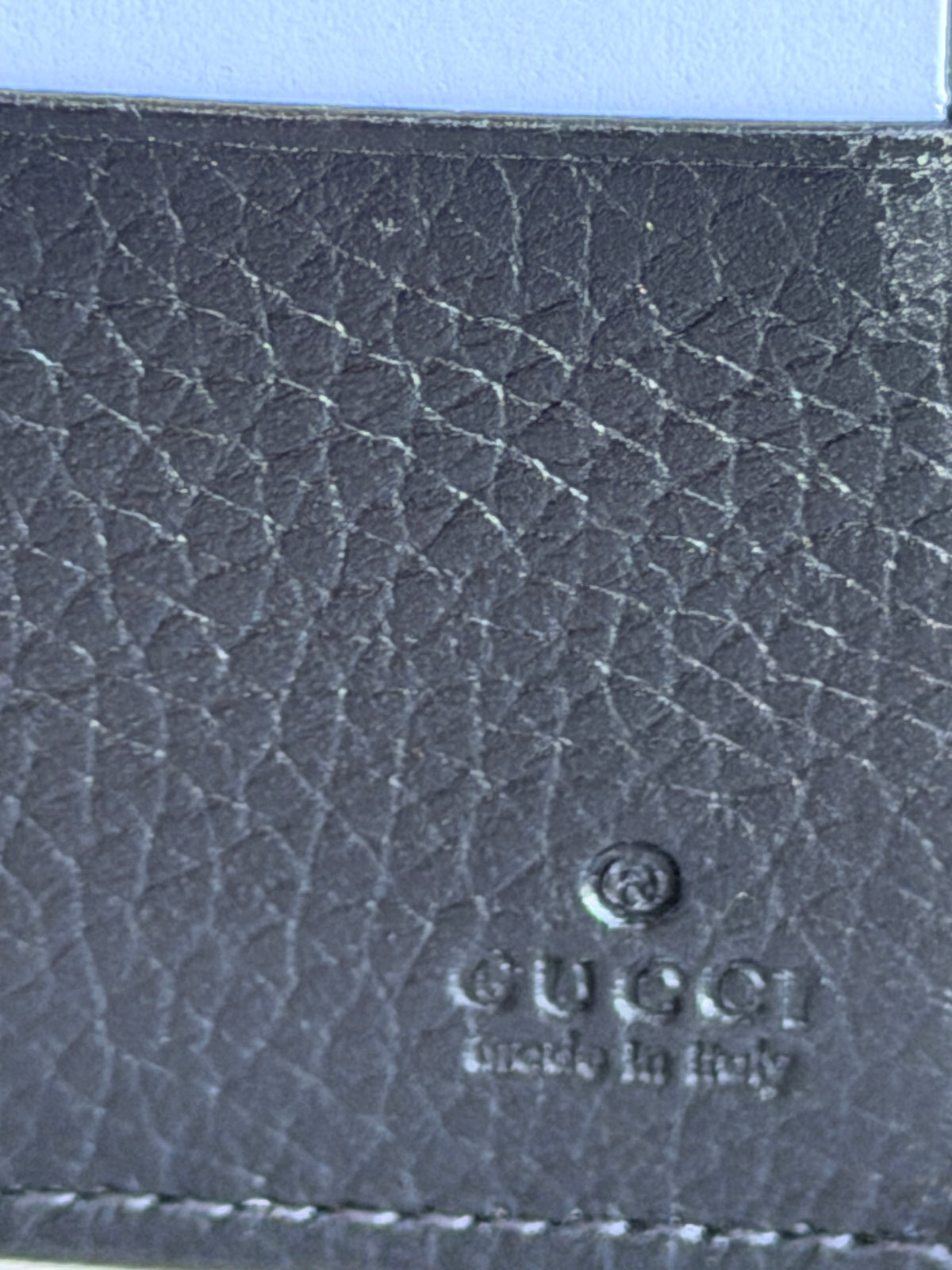 Gucci Calfskin Jumbo GG Embossed Bifold Wallet 94353