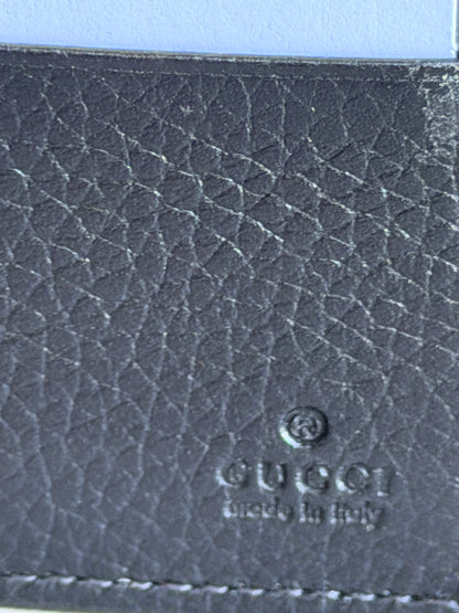 Gucci Calfskin Jumbo GG Embossed Bifold Wallet 94353