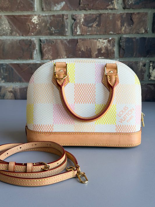 Louis Vuitton Damierlicious Alma BB Satchel 67349