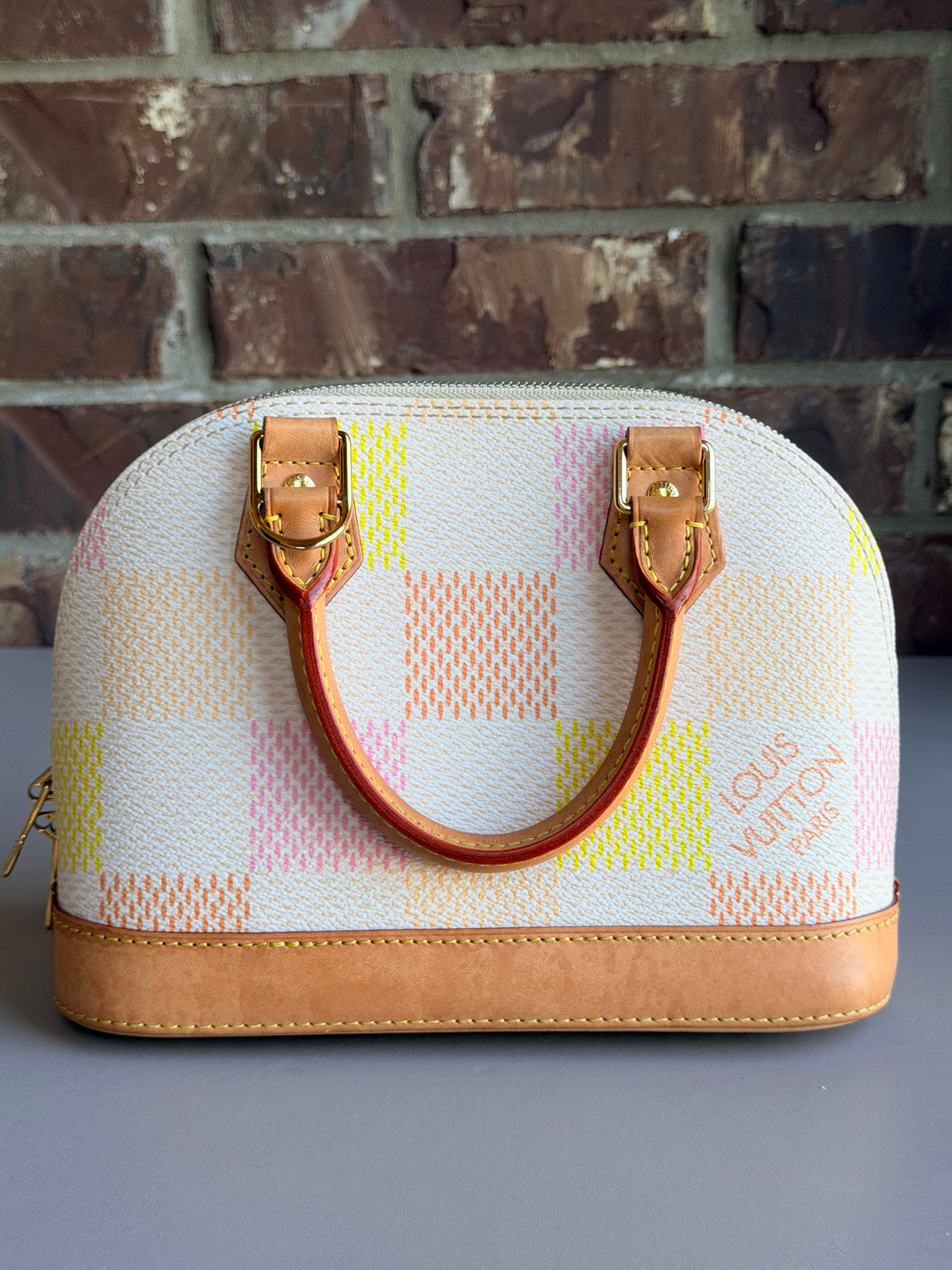 Louis Vuitton Damierlicious Alma BB Satchel 67349
