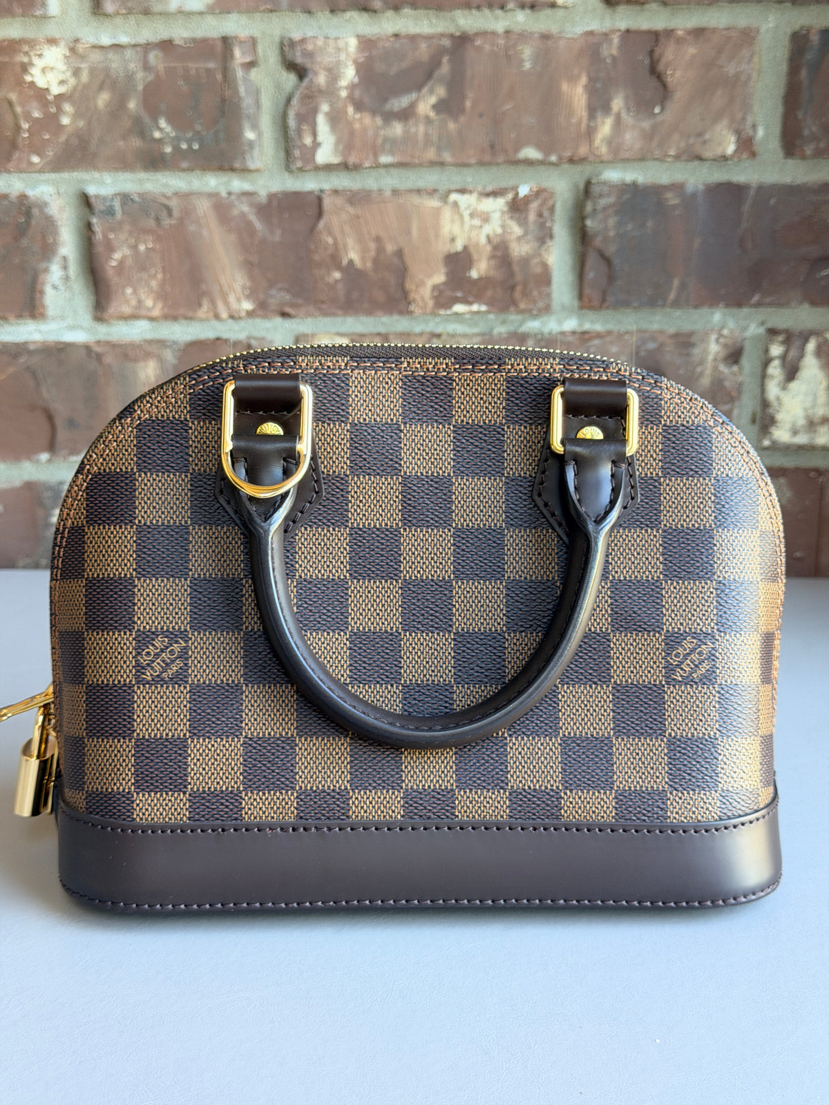 Louis Vuitton Damier Ebene Alma BB Satchel	45732