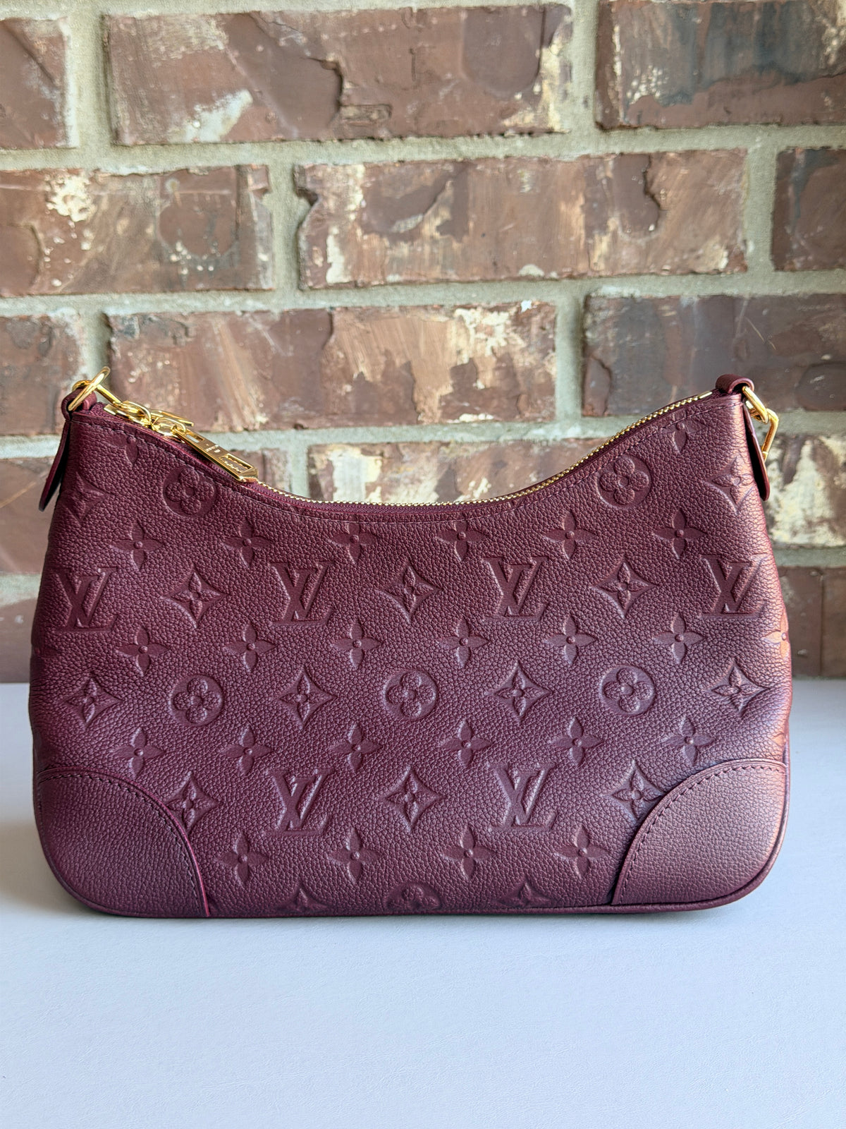 Louis Vuitton Boulogne Monogram Empreinte Leather PM 96554