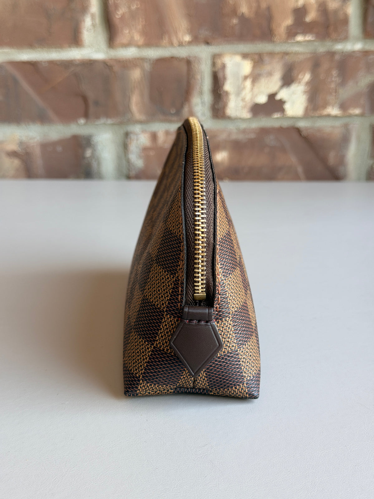 Louis Vuitton Cosmetic Pouch Damier Ebene 45892