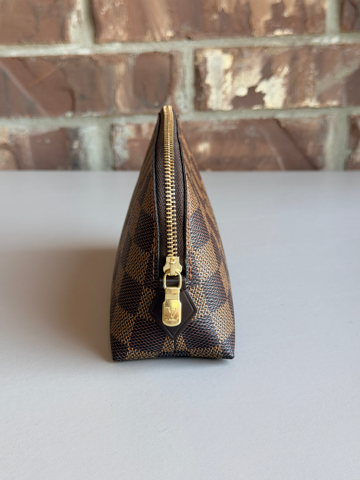 Louis Vuitton Cosmetic Pouch Damier Ebene 45892
