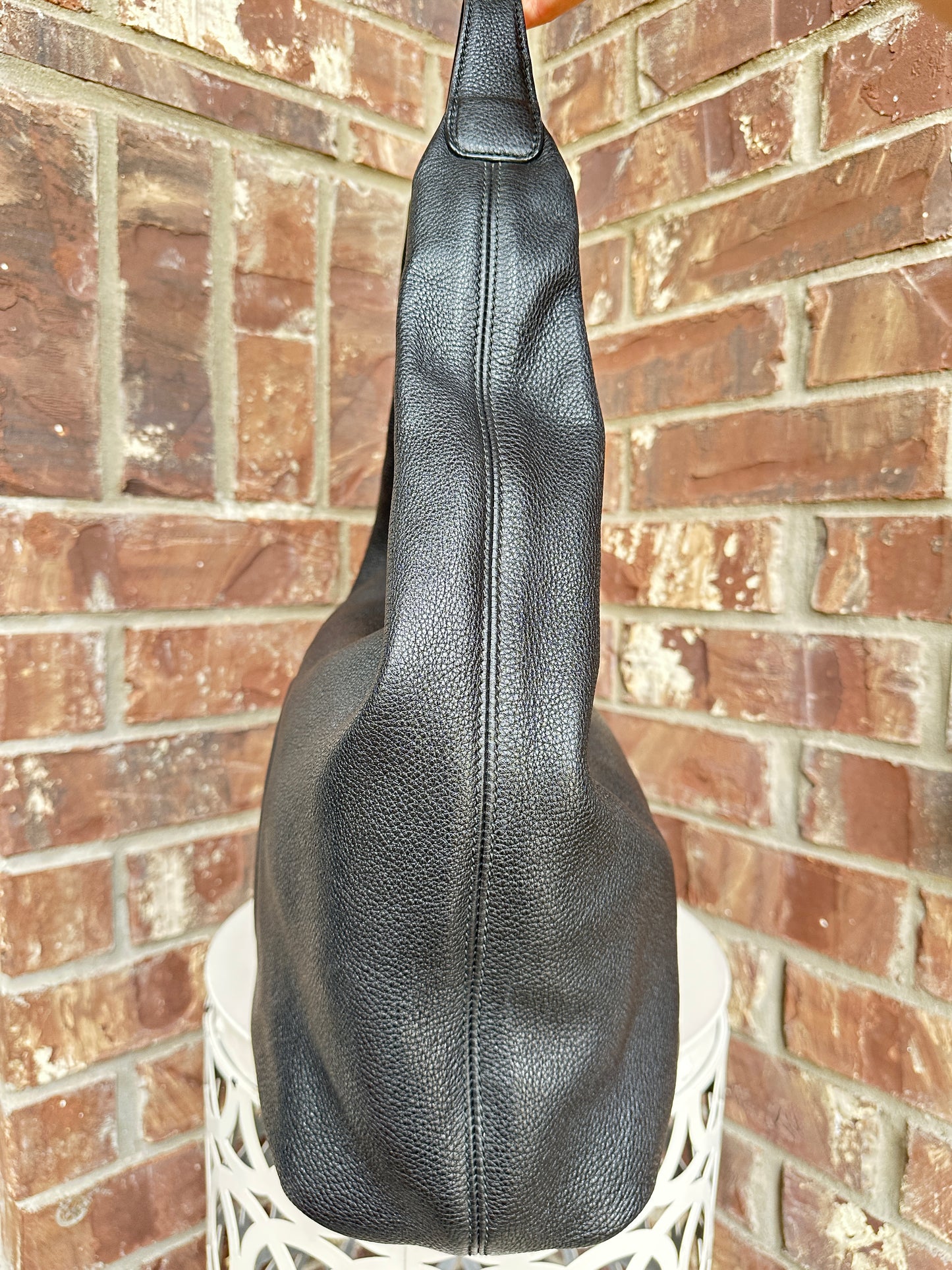 Gucci Soho Hobo Leather Large	Black 52367