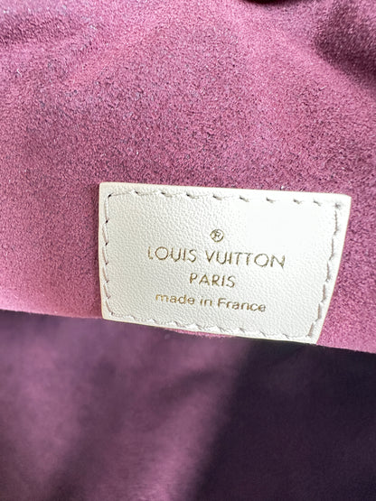 Louis Vuitton Coussin Hobo Monogram Embossed Lambskin MM Tan 58291