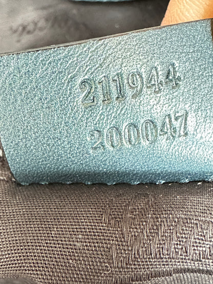 Gucci Sukey Tote Guccissima Leather Medium Blue 48269