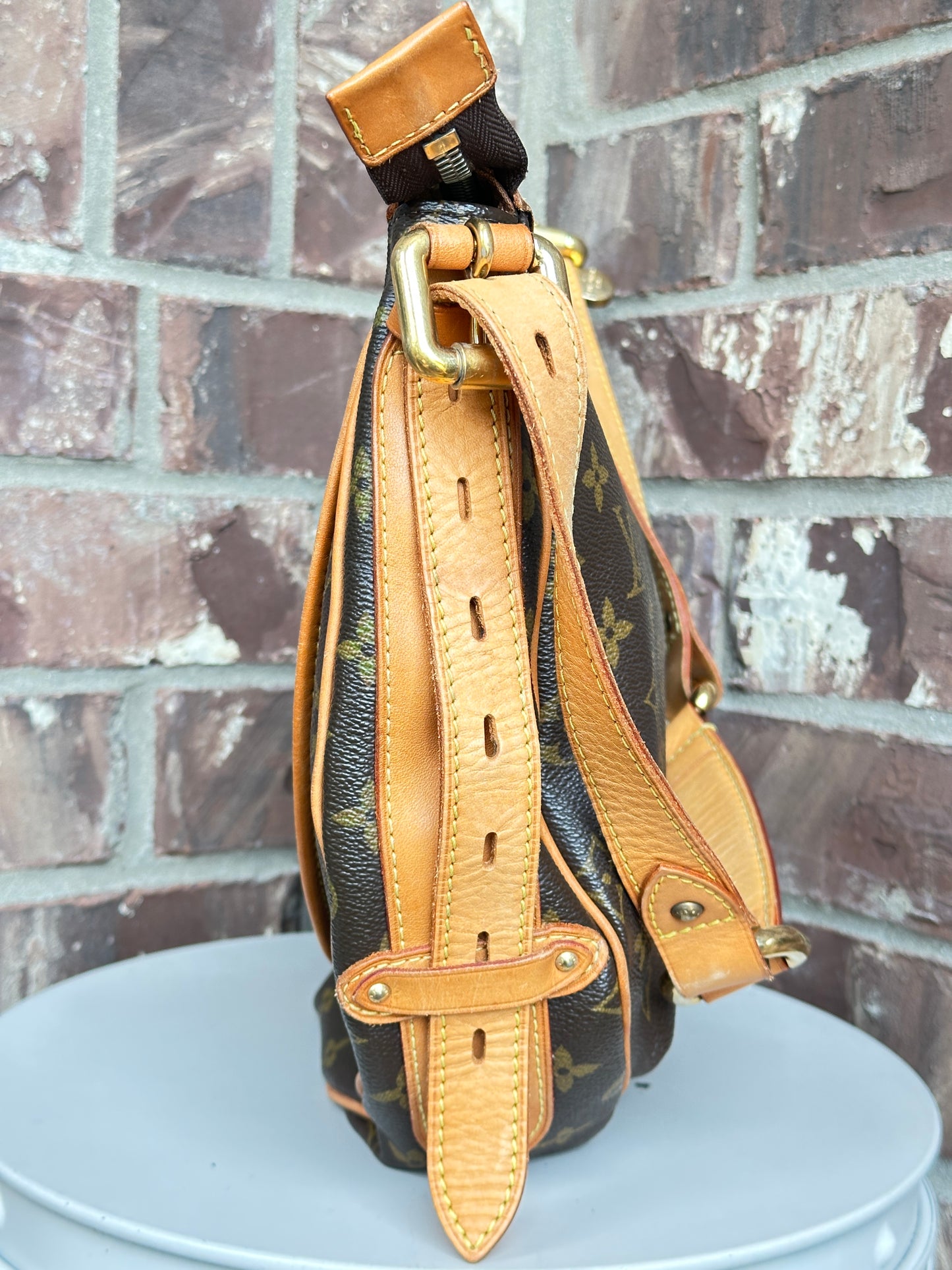 Louis Vuitton Tulum Handbag Monogram Canvas GM Brown 68482