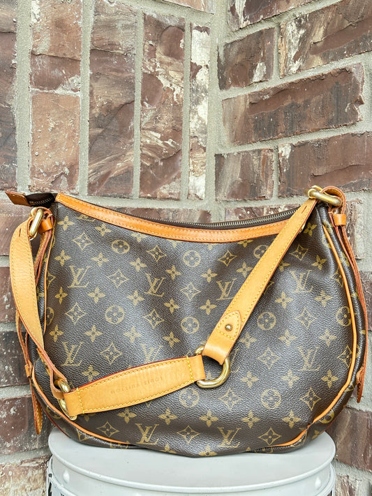 Louis Vuitton Tulum Handbag Monogram Canvas GM Brown 68482