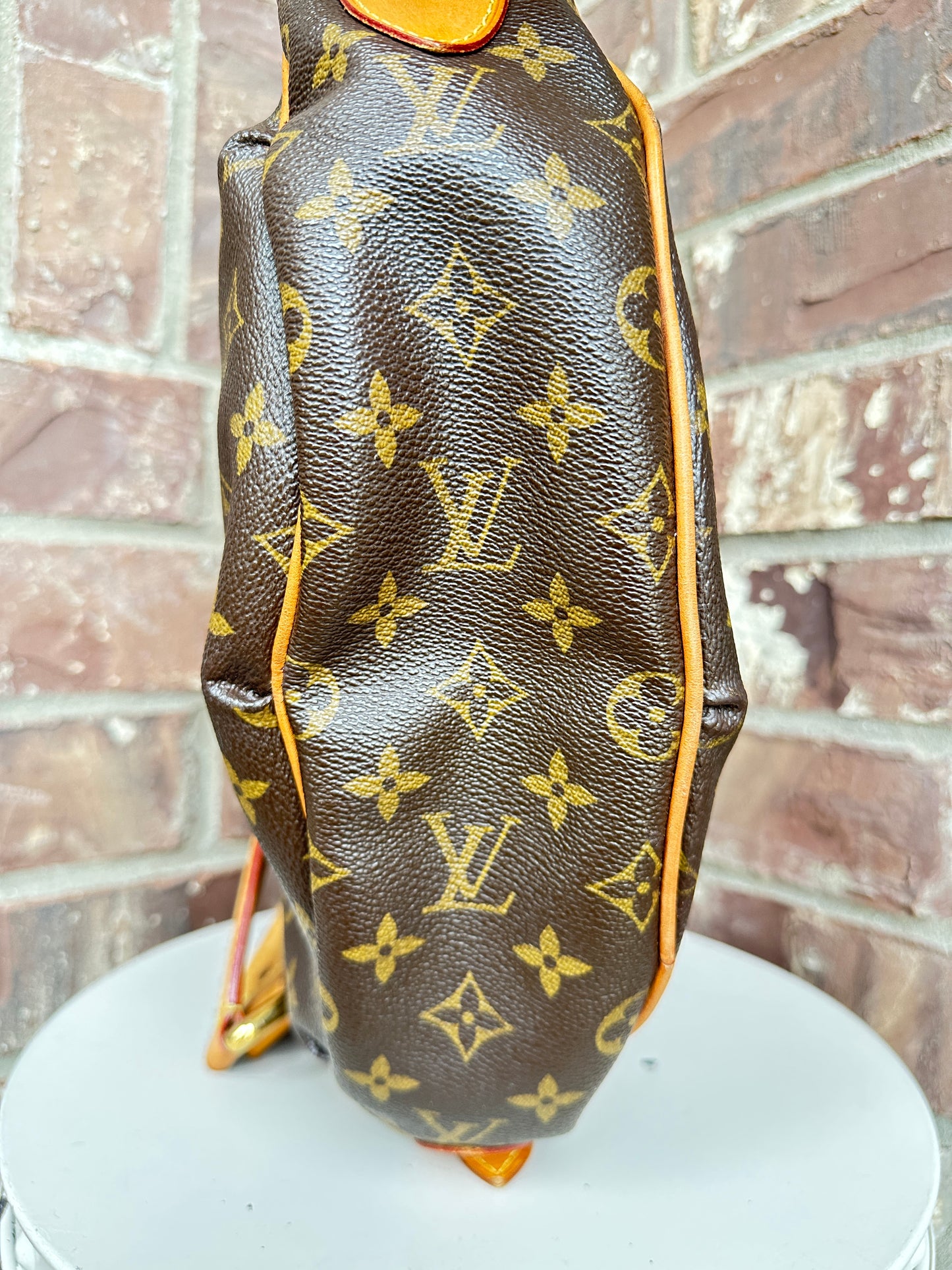 Louis Vuitton Tulum Handbag Monogram Canvas GM Brown 68482