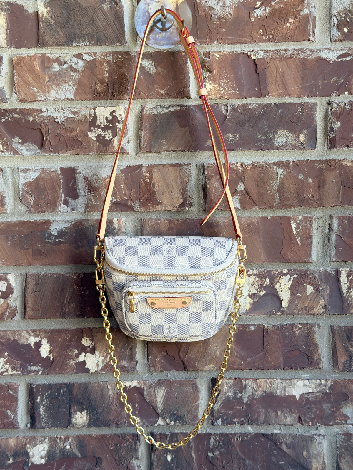 Louis Vuitton Bum Bag Damier Azur Mini 47203