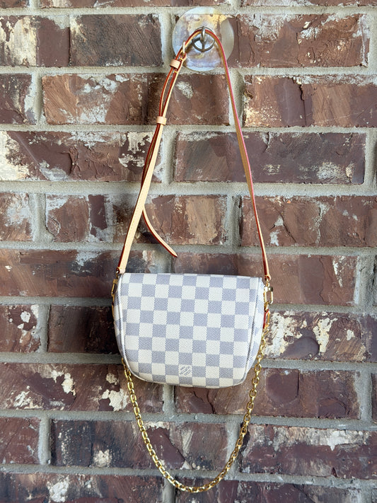 Louis Vuitton Bum Bag Damier Azur Mini 47203