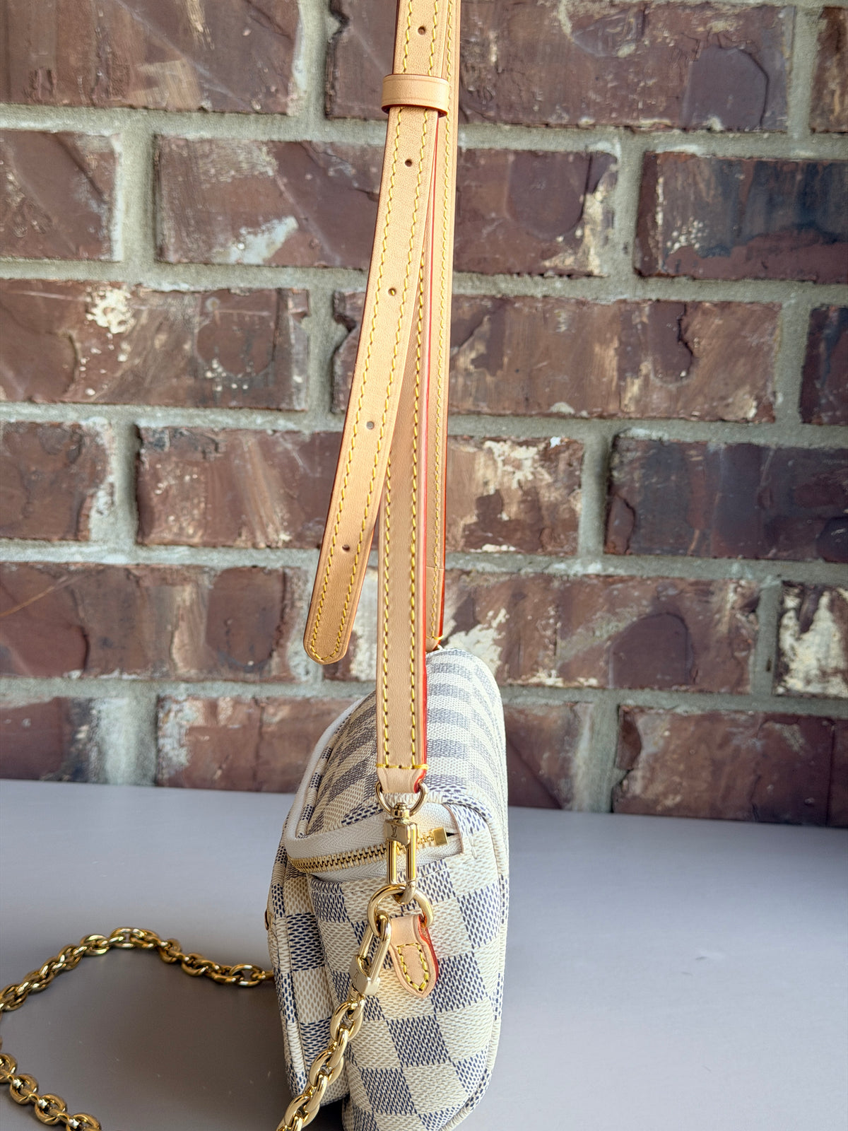 Louis Vuitton Bum Bag Damier Azur Mini 47203