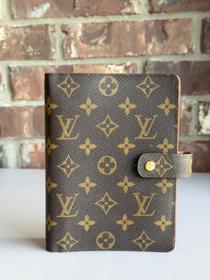 Louis Vuitton Ring Agenda Cover Monogram Canvas MM 28374