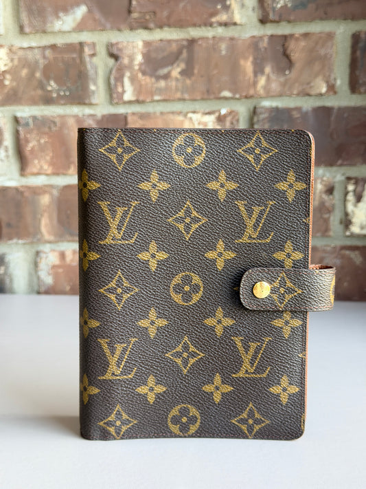 Louis Vuitton Ring Agenda Cover Monogram Canvas MM 28374