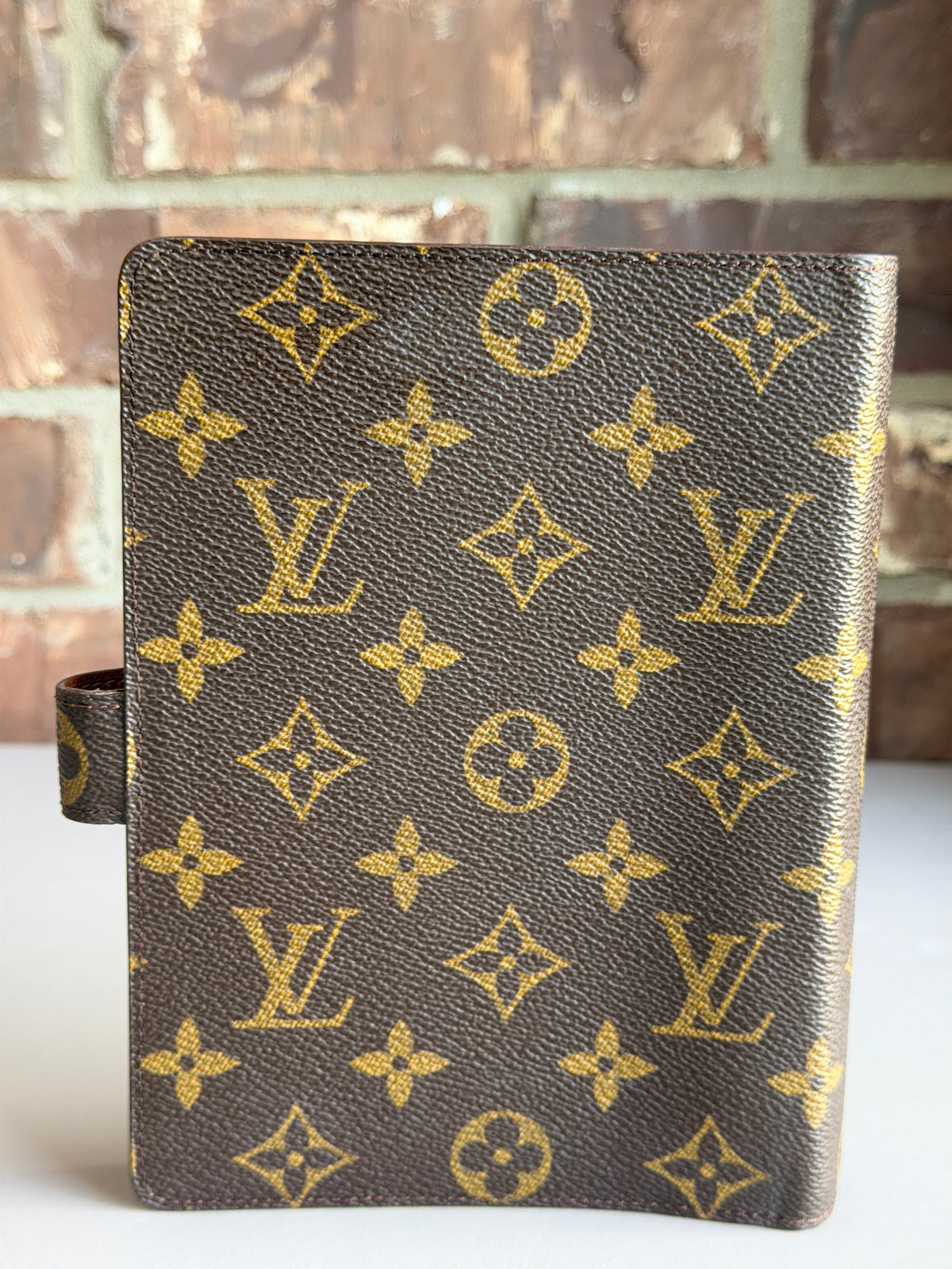 Louis Vuitton Ring Agenda Cover Monogram Canvas MM 28374