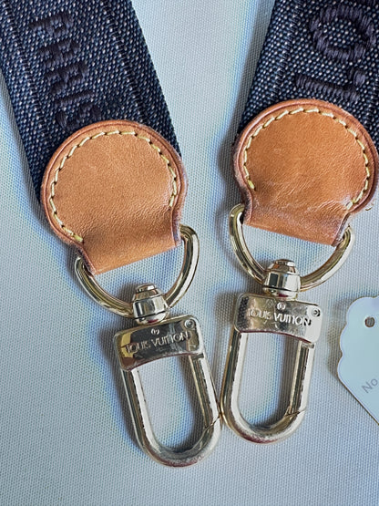 Louis Vuitton Jacquard Monogram Adjustable Shoulder Strap Brown 83454-2