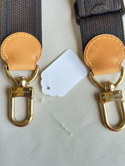 Louis Vuitton Jacquard Monogram Adjustable Shoulder Strap Brown 83455-3