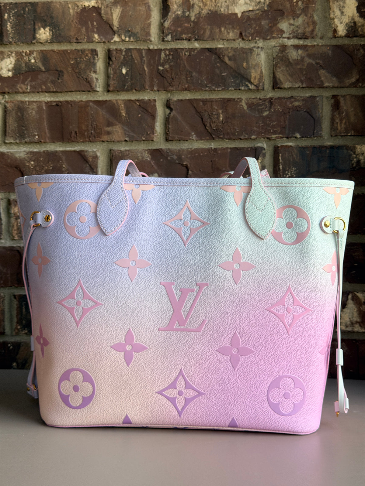 Louis Vuitton Neverfull NM Tote Spring in the City Monogram Giant Canvas MM 90808