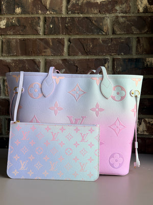 Louis Vuitton Neverfull NM Tote Spring in the City Monogram Giant Canvas MM 90808