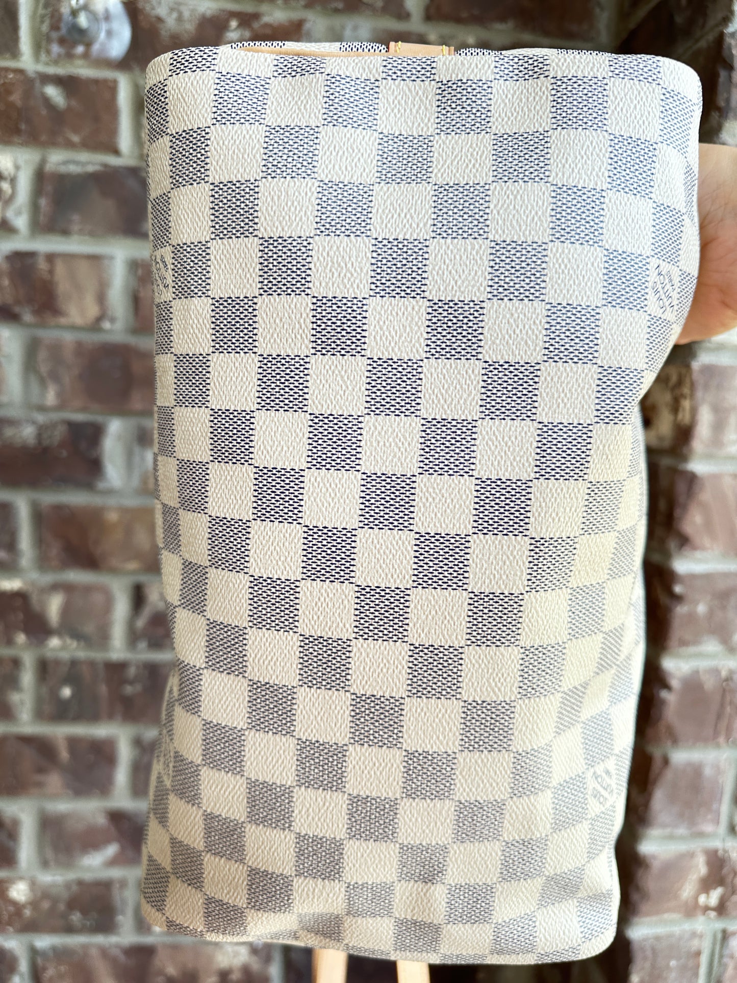 Louis Vuitton Speedy Bandouliere Bag Damier Azur 30	73827