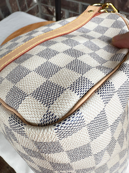 Louis Vuitton Speedy Bandouliere Bag Damier Azur 30	73827