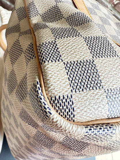 Louis Vuitton Speedy Bandouliere Bag Damier Azur 30	73827