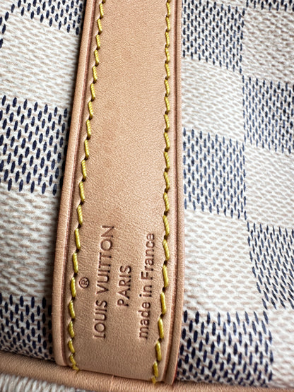 Louis Vuitton Speedy Bandouliere Bag Damier Azur 30	73827