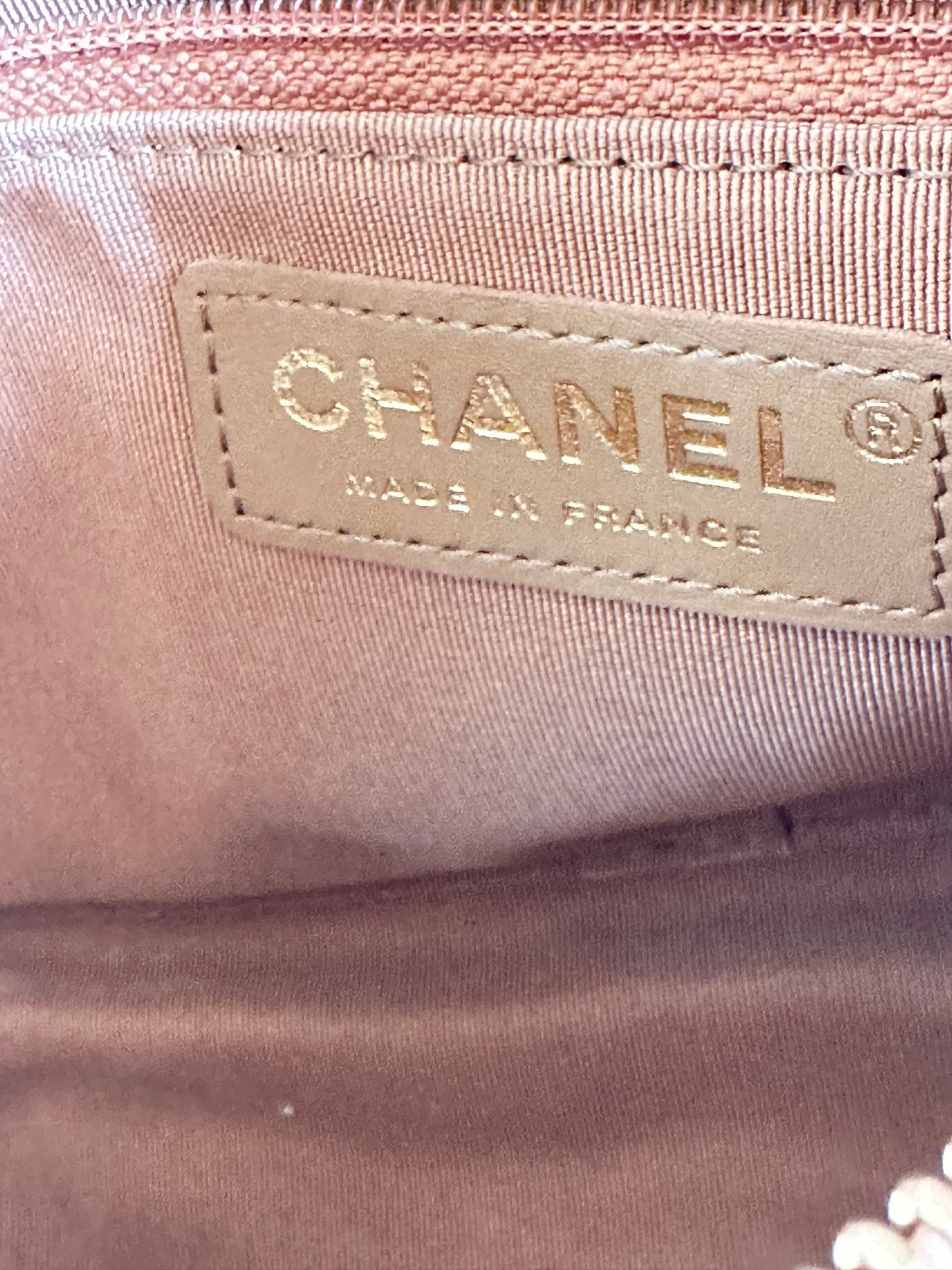 Chanel Caviar Quilted Medium Coco Tassel Camera Case Tan 82927