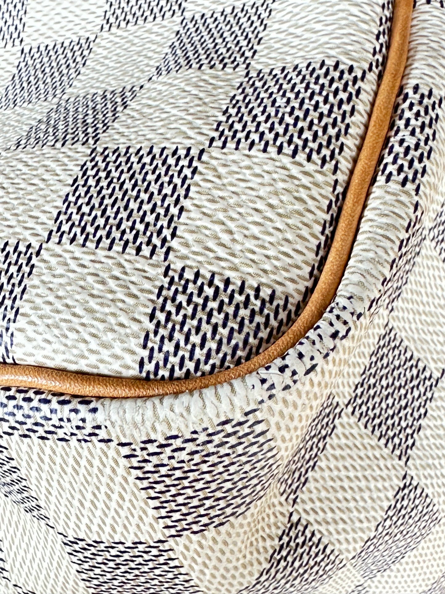 Louis Vuitton Speedy Handbag Damier Azur 35 34899