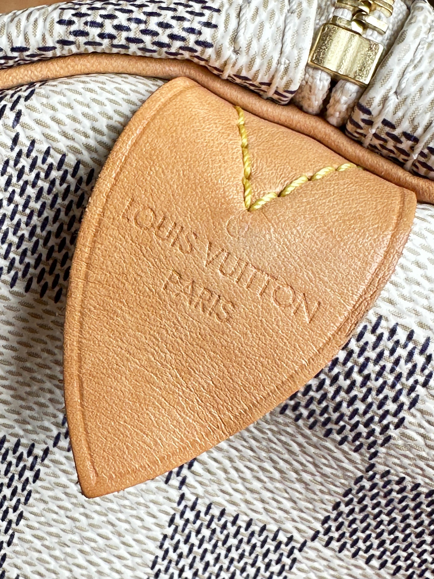 Louis Vuitton Speedy Handbag Damier Azur 35 34899