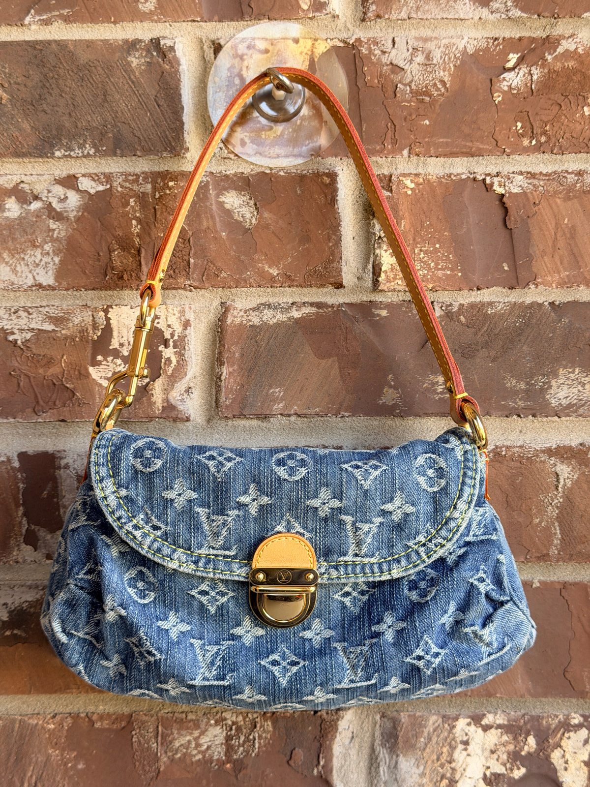 Louis Vuitton Denim Pleaty 54829
