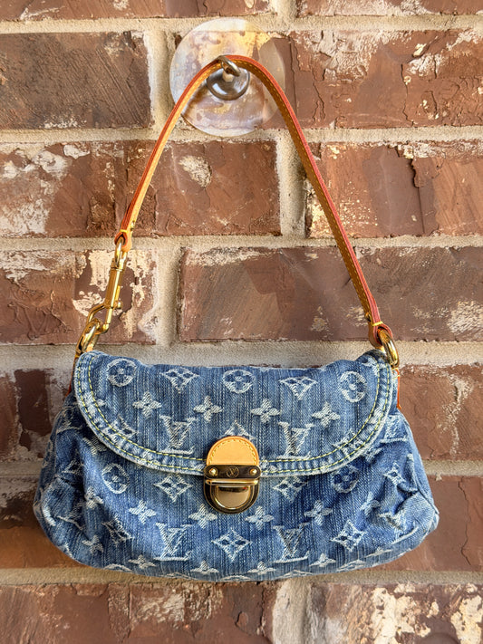 Louis Vuitton Denim Pleaty 54829