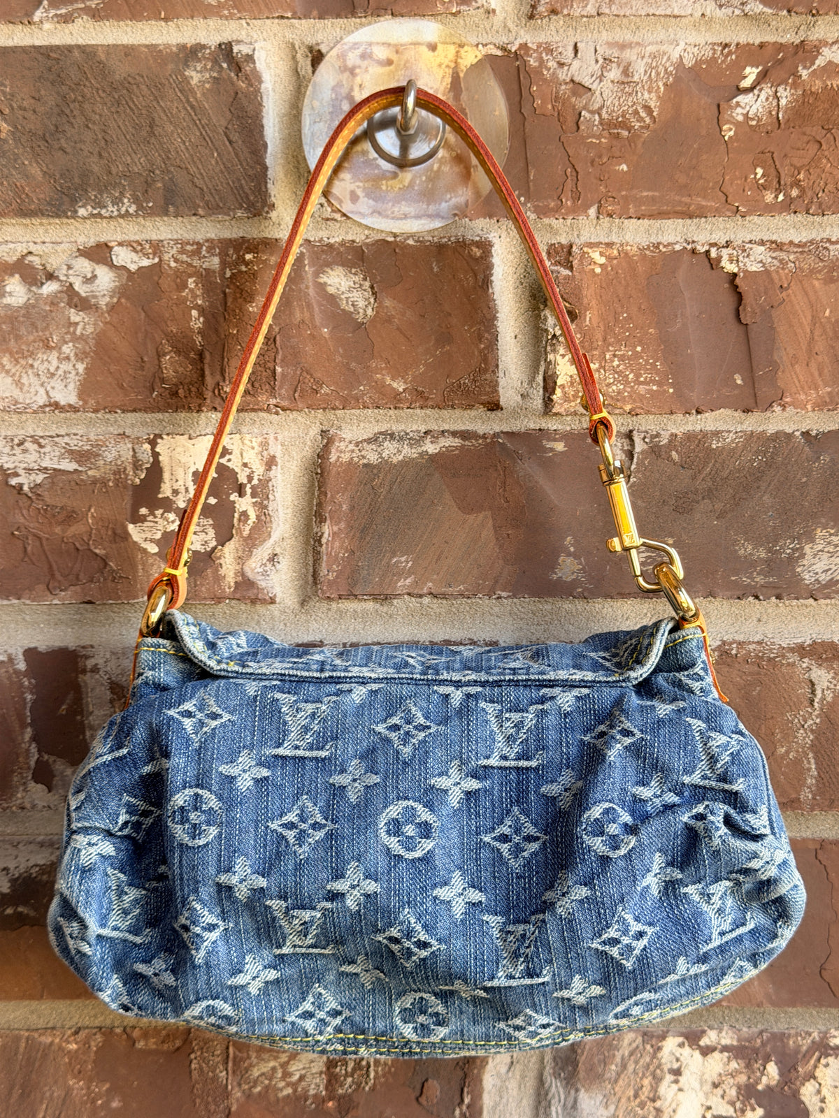 Louis Vuitton Denim Pleaty Mini 54829