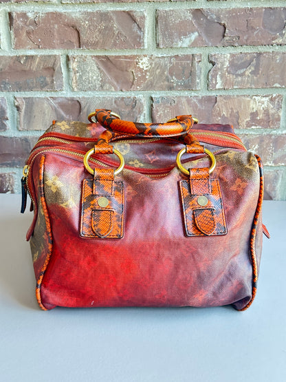 Louis Vuitton Mancrazy Jokes Handbag Monogram Canvas and Snakeskin 54362